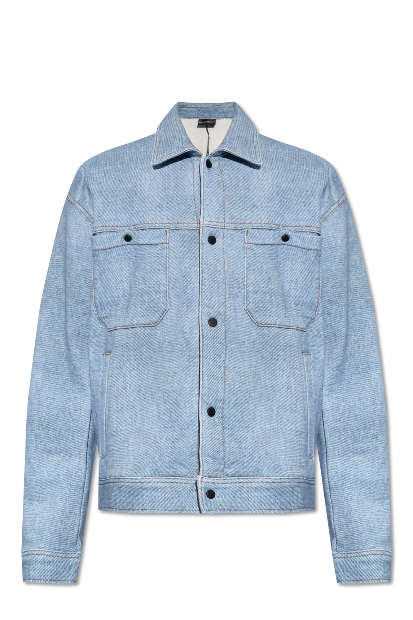 Blue Cotton jacket Emporio Armani GenesinlifeShops Benin